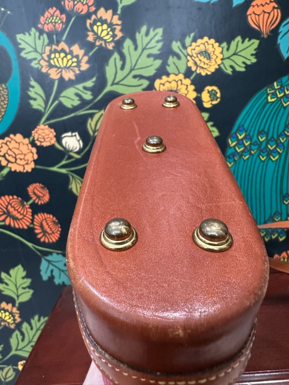 Vintage Dooney Bourke AWL Red Crossbody Bag Duck Logo USA Leather - Picture 8 of 11